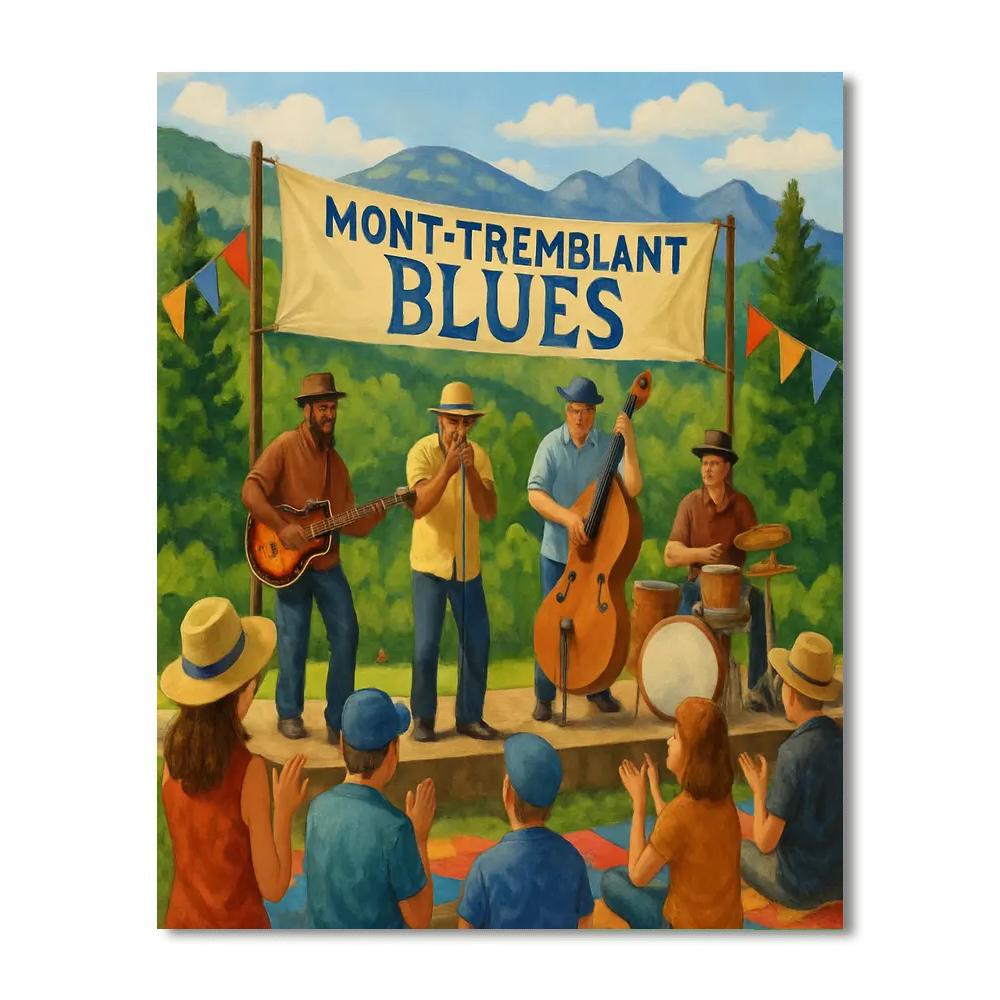 Tremblant International Blues Festival - Canada Paint By Numbers Kits