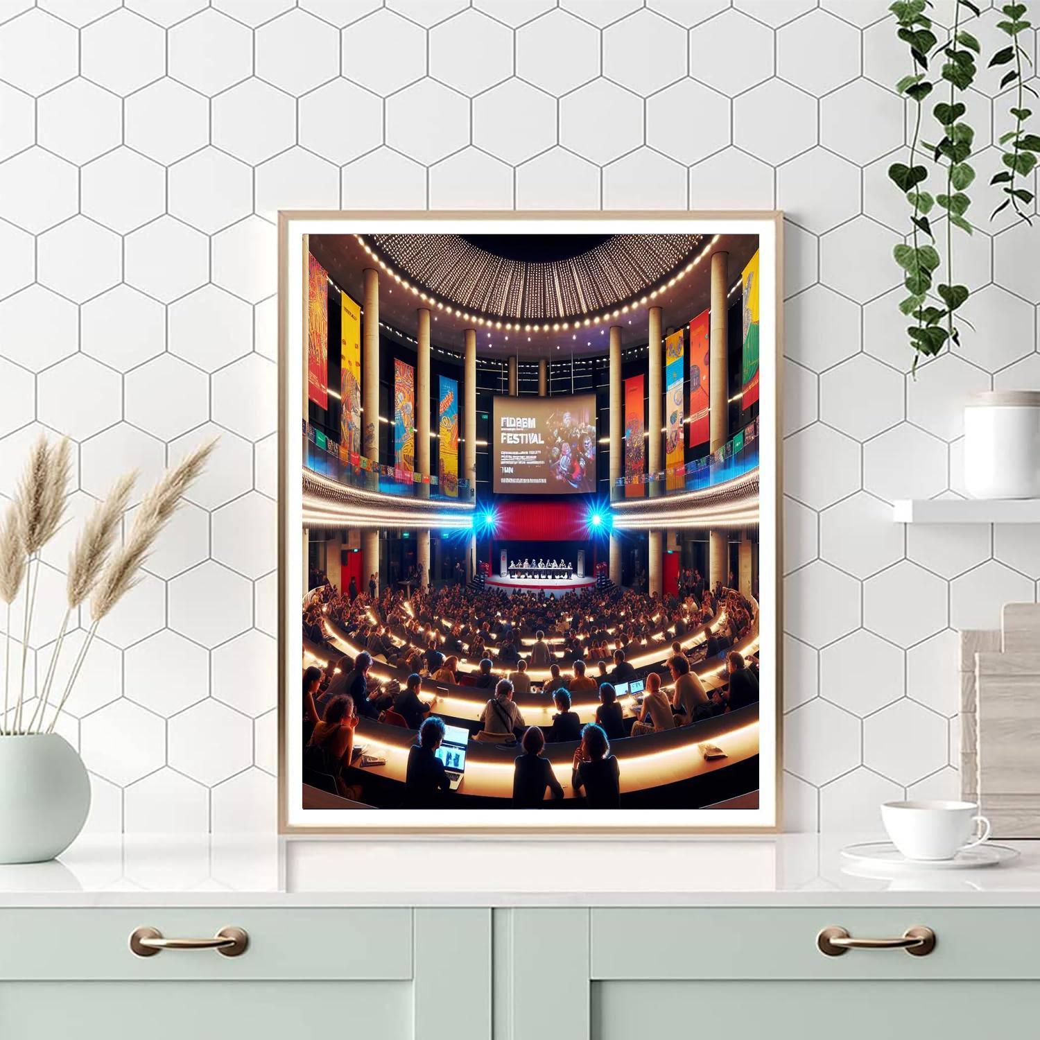 Torino Film Festival - Italy Painting Number Kit