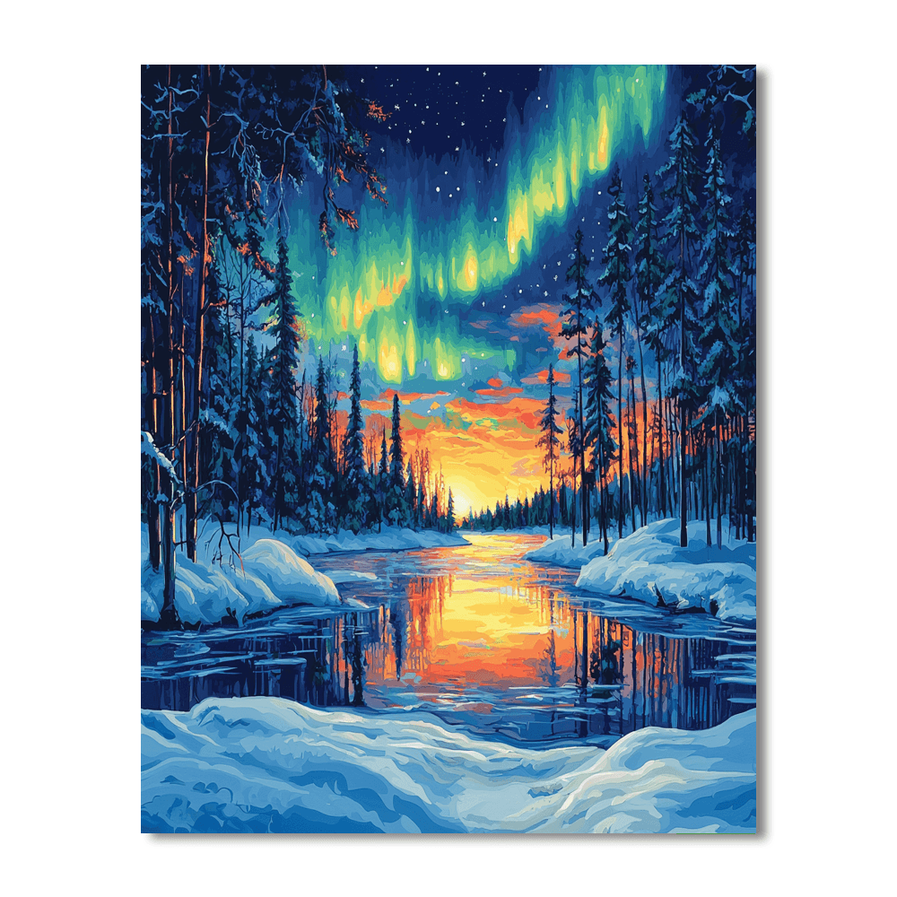 Lapland - Finland Paint By Numbers Kits