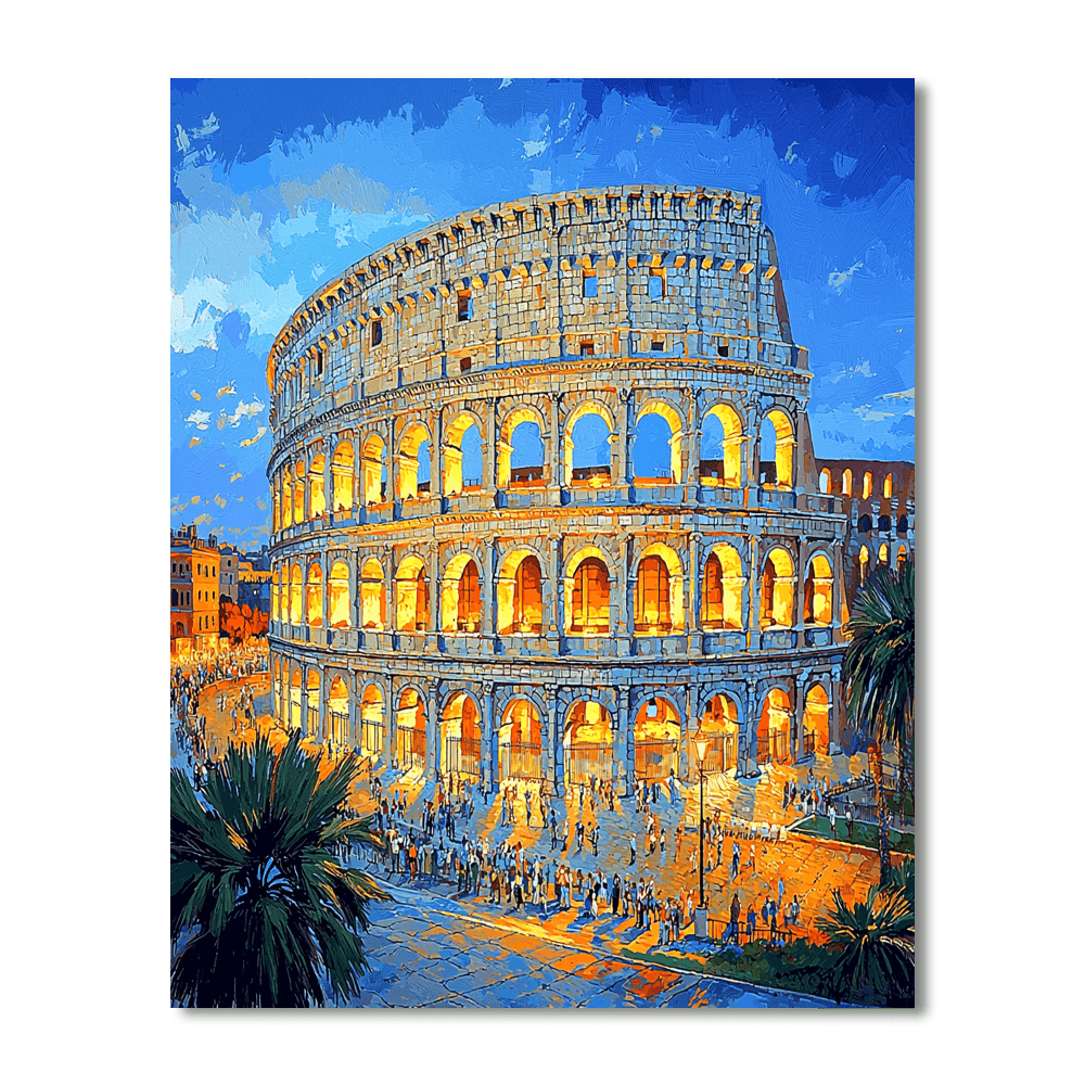 The Colosseum Paint By Numbers