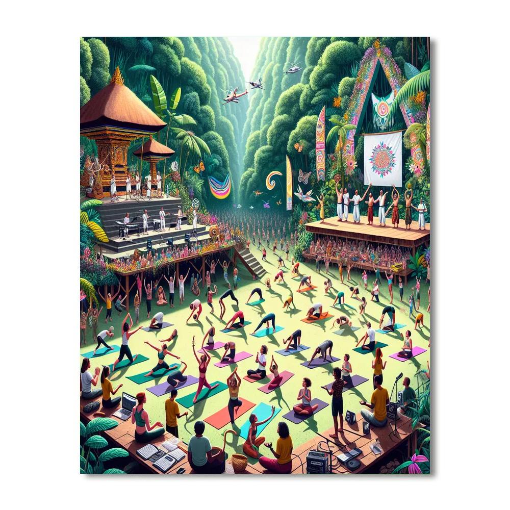 Bali Spirit Festival Number Painting