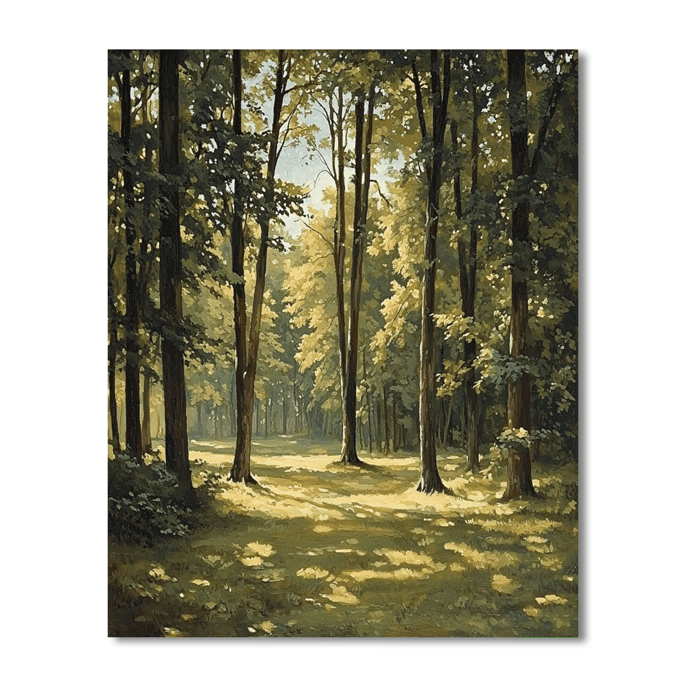 Thomas Gainsborough Inspired Forest Serenity  Paint By Numbers Kits