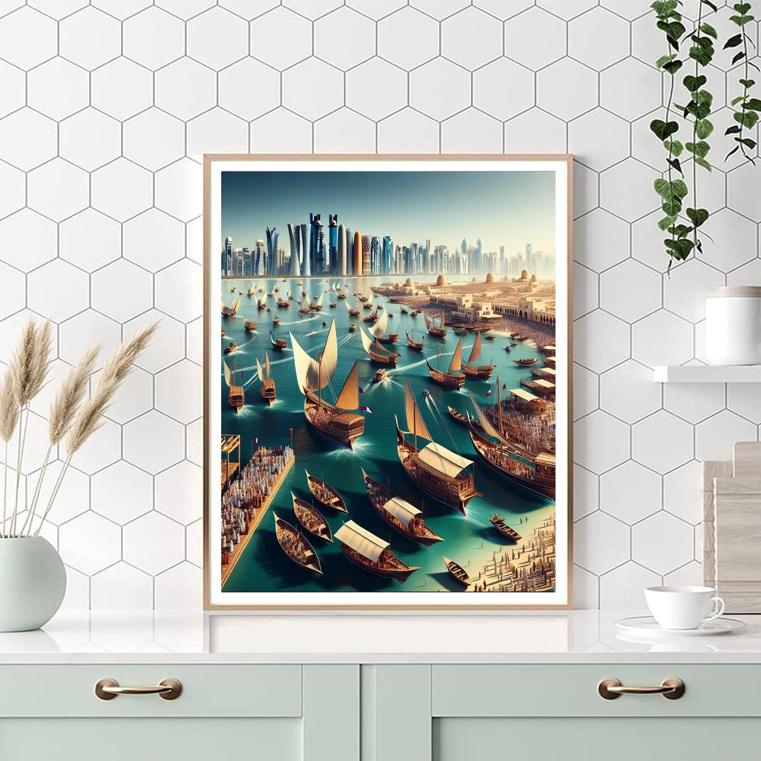 Dhow Festival - Doha Painting Number Kit