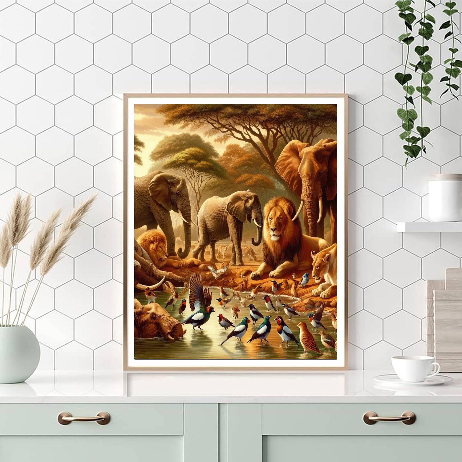 Wondrous Wildlife Journey Paint By Numbers Kits