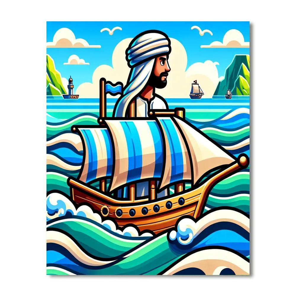 Sailor's High Seas Quest Paint By Numbers