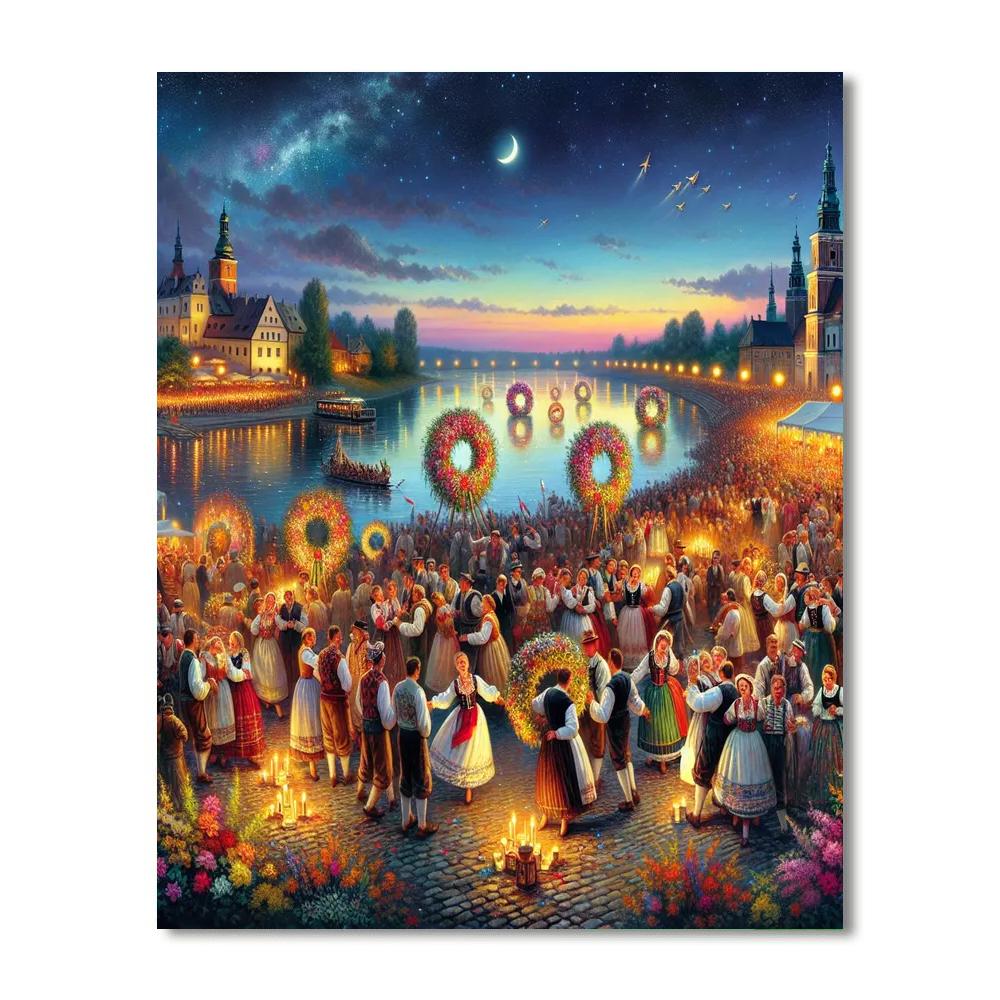 Kraków Wianki Paint By Numbers Art