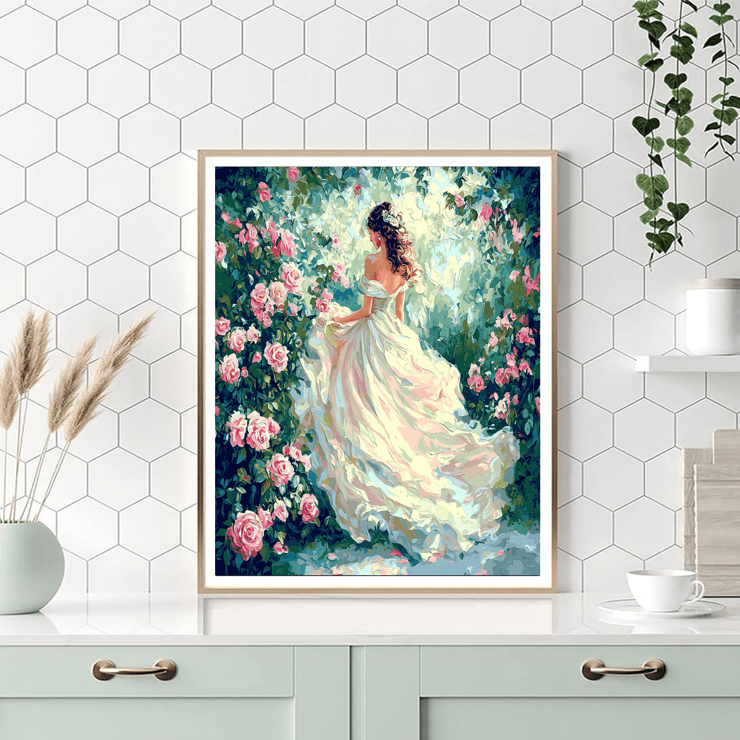 Pierre-Auguste Renoir Inspired Timeless Beauty  DIY Paint By Numbers