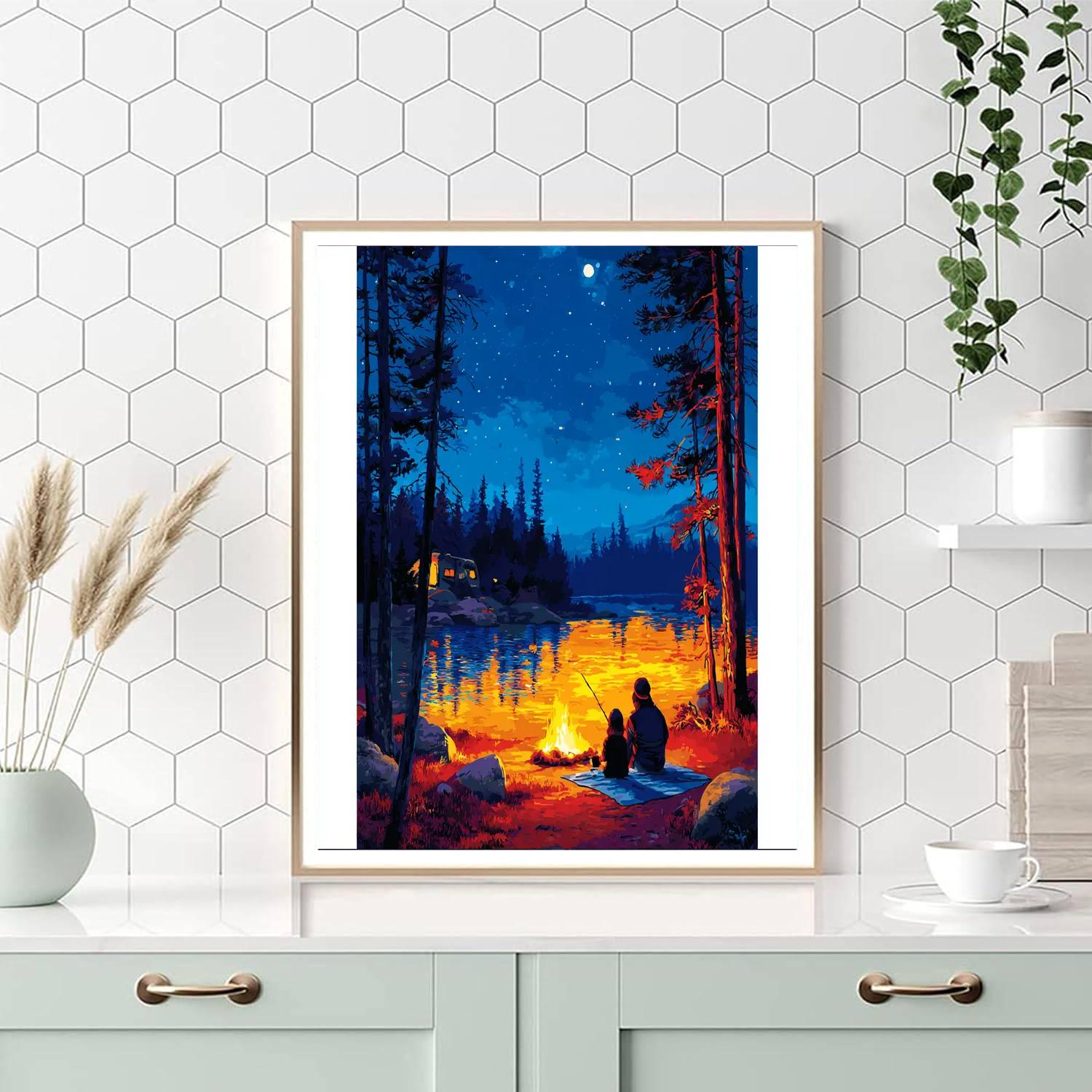 Family Campfire Stories Paint By Numbers Kits