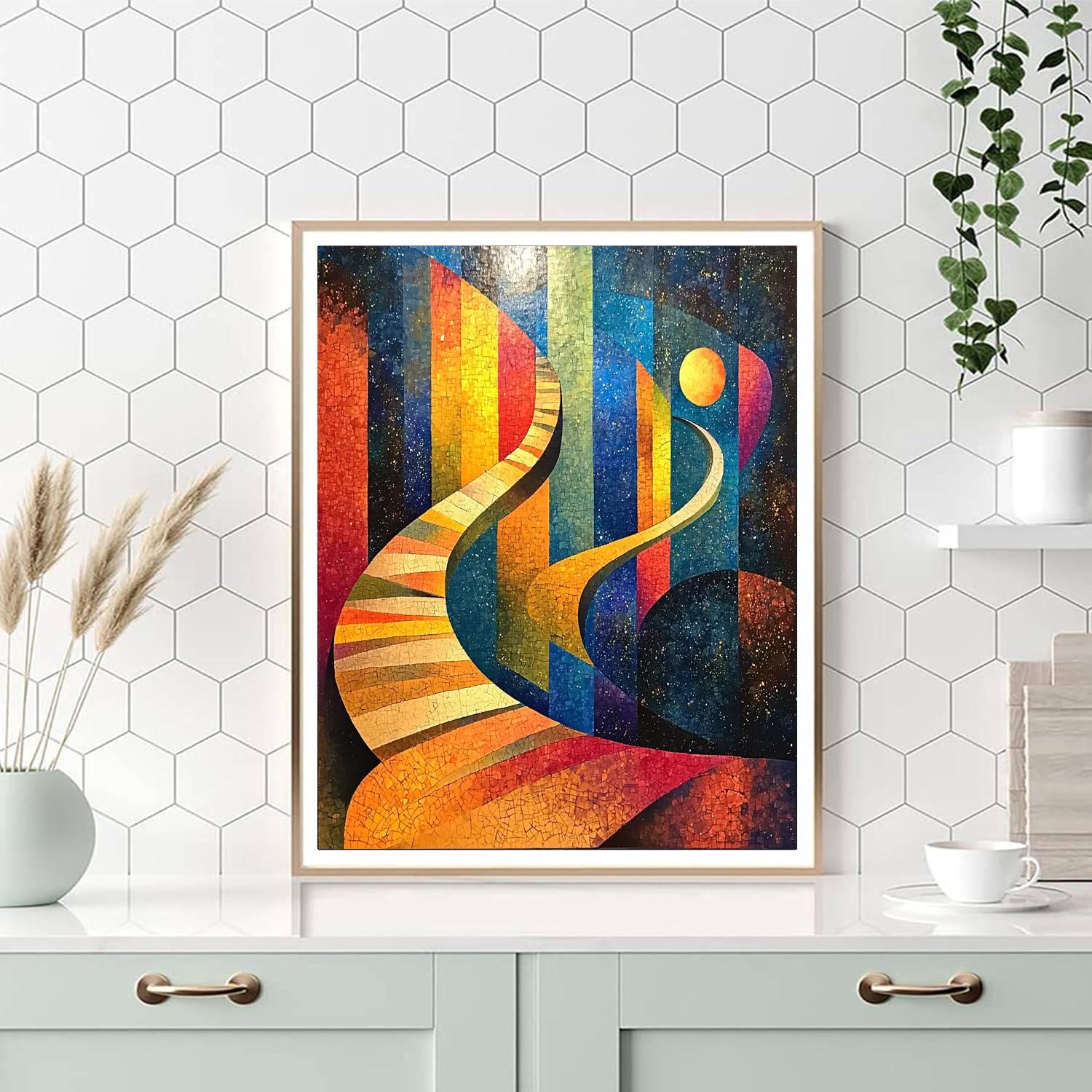 Joan Miró Inspired Sculpted Shadows  Paint By Color