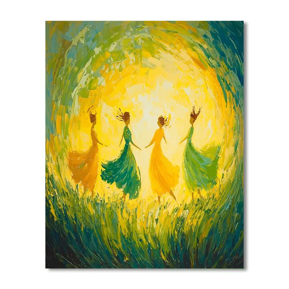 Dancing Together Painting By Numbers Kit