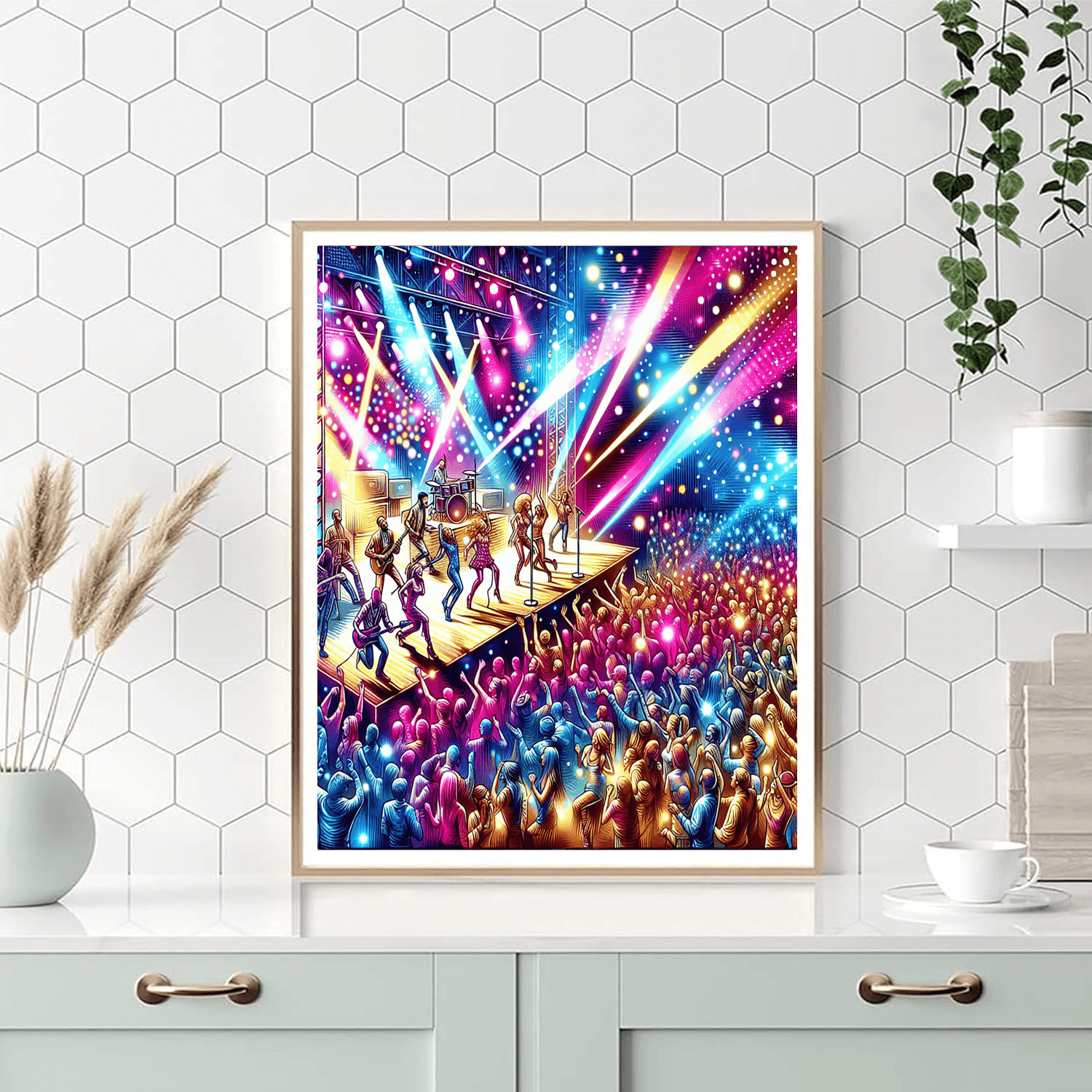 Vibrant Musical Festival Paint By Numbers Kits