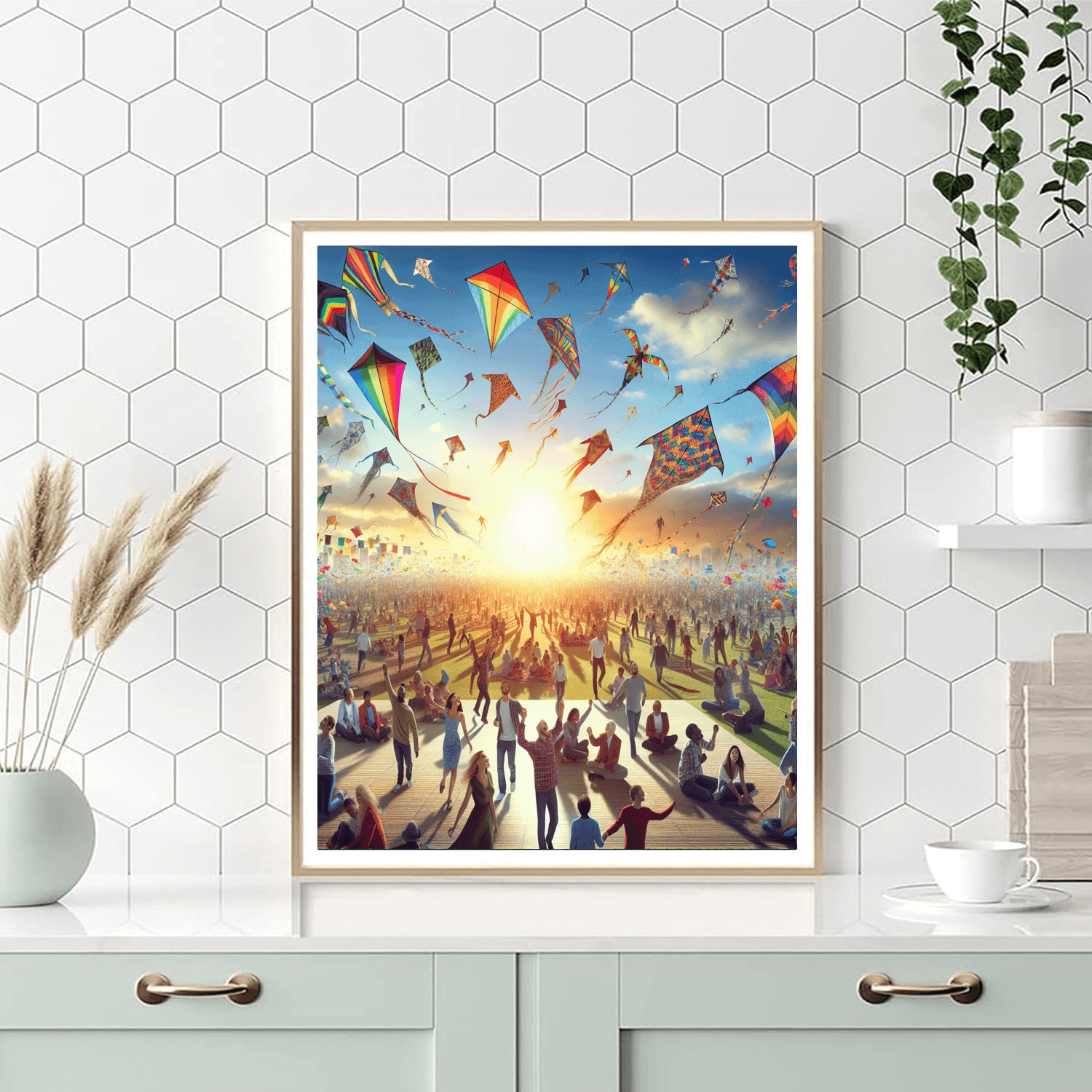 Kite Festival Of Gujarat - India Number Painting