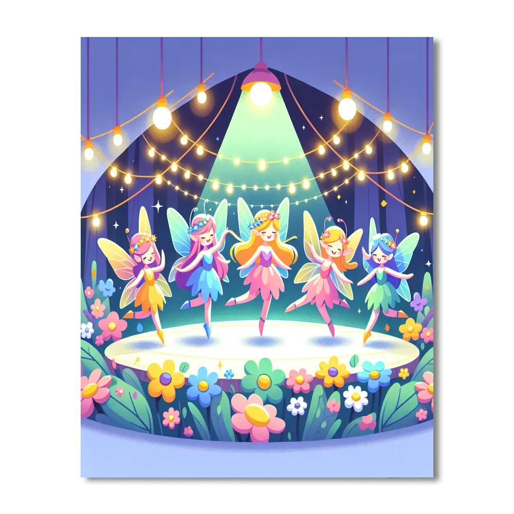 Playful Fairy Festival Paint By Numbers