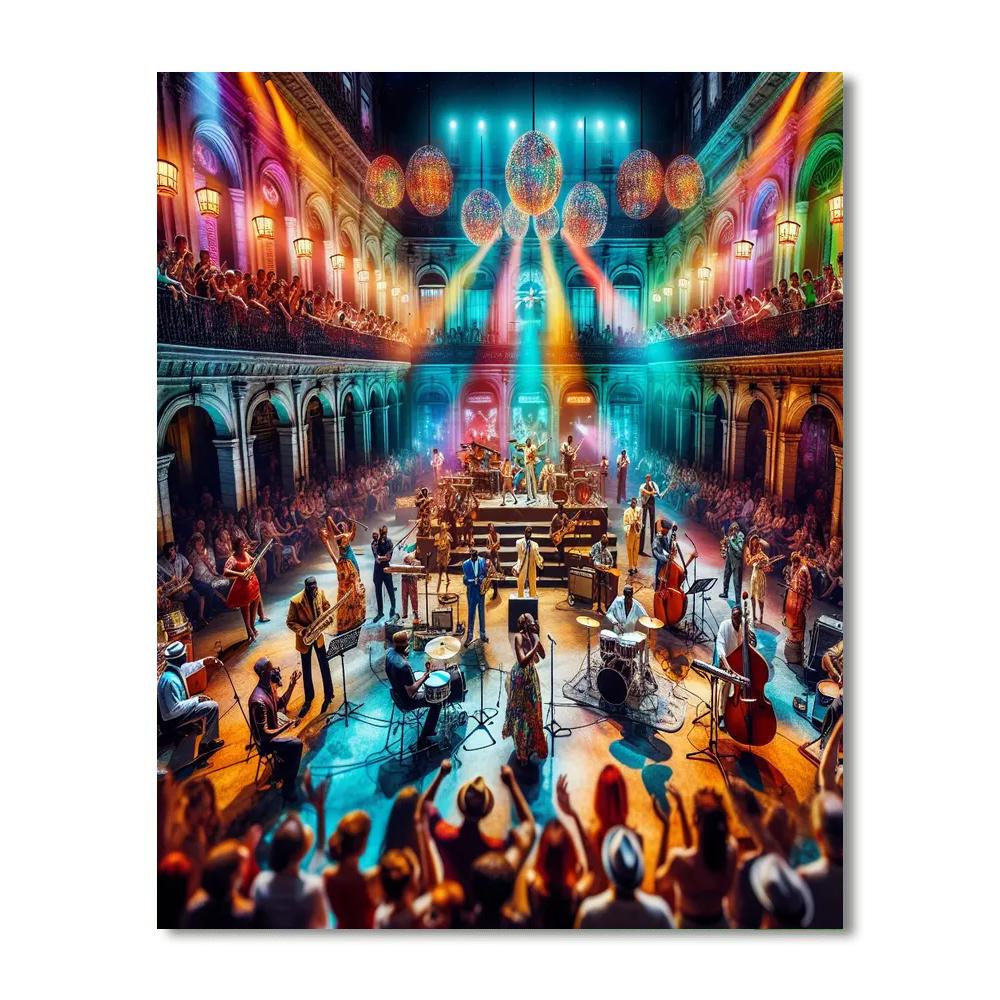 Havana International Jazz Festival Paint By Color