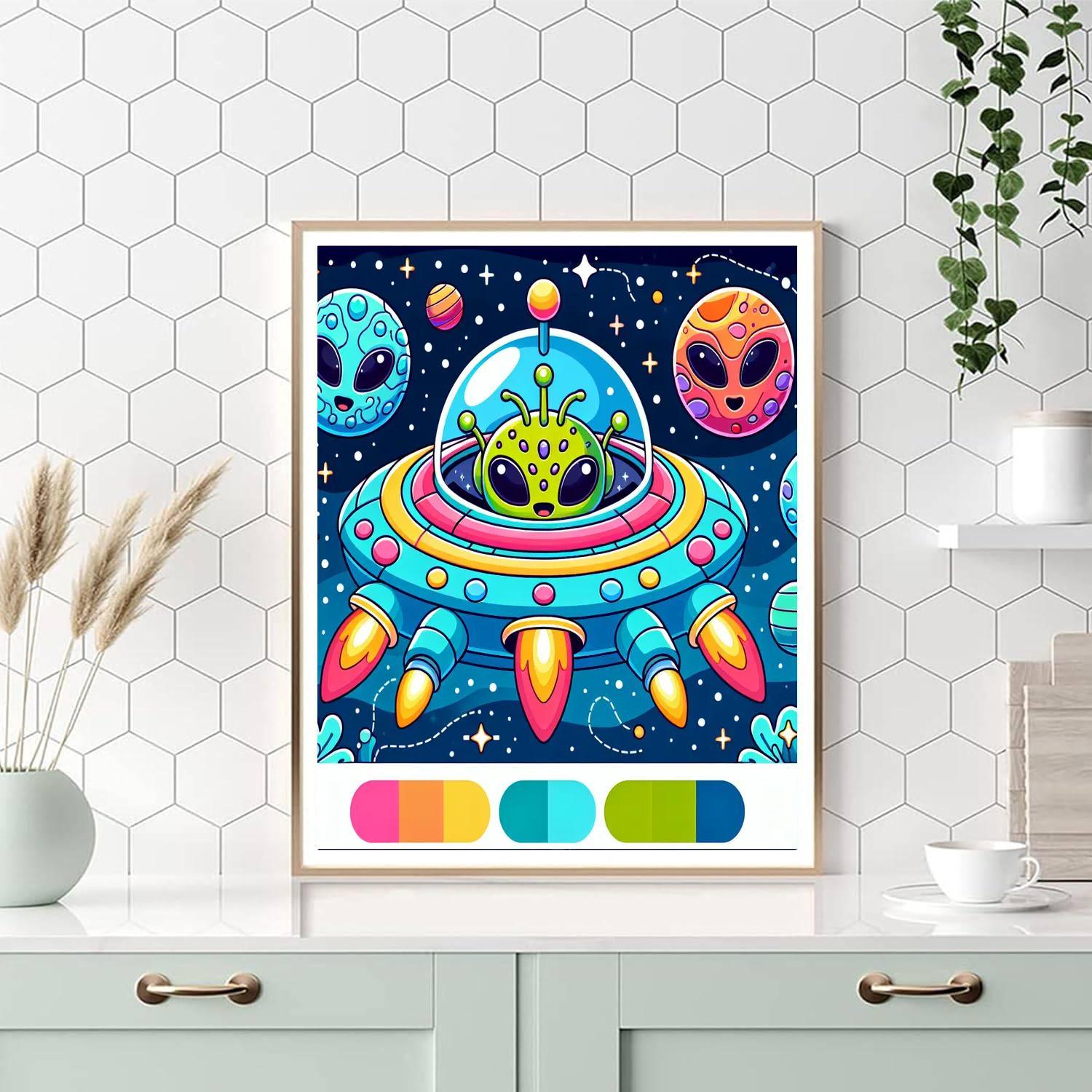 Galactic Getaway Paint By Numbers