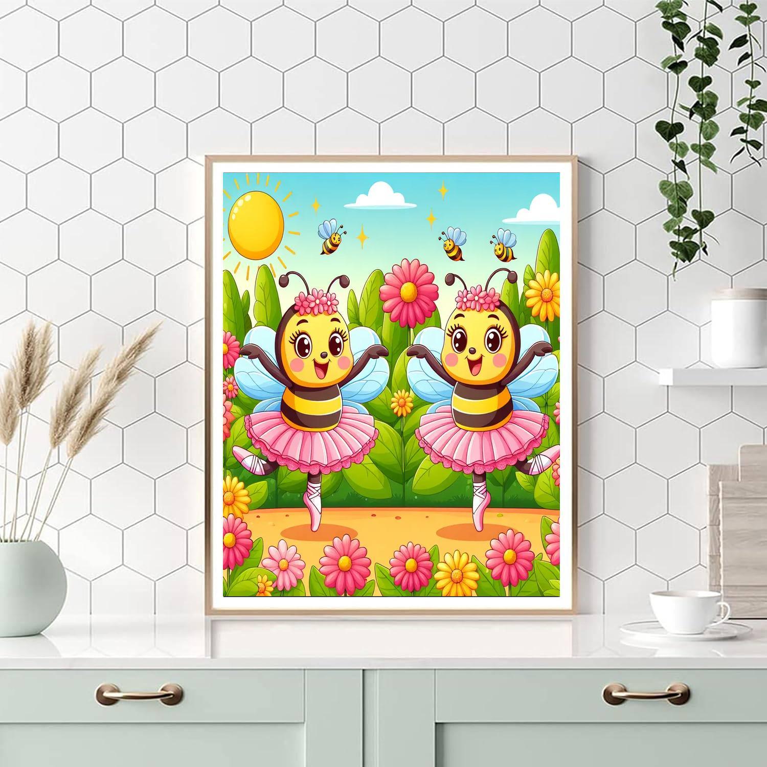 Buzzy Bee Ballet Painting Number Kit