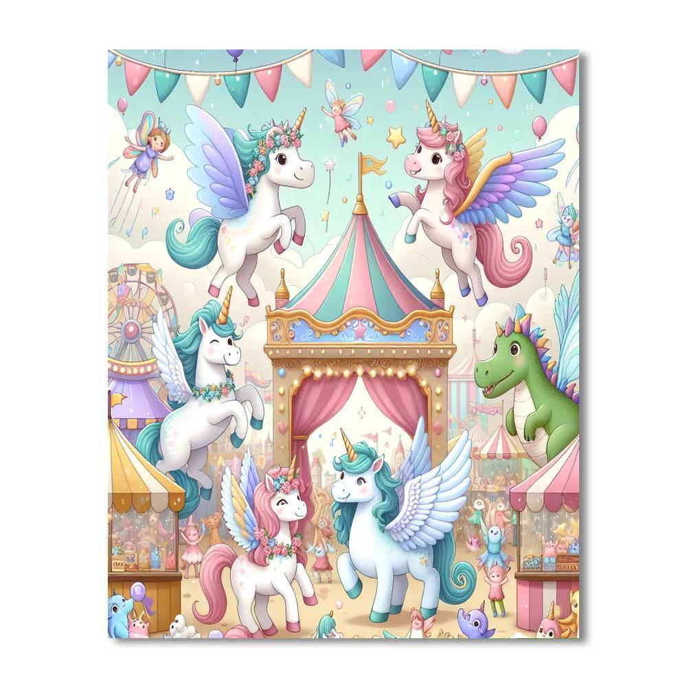 Fantasy Creature Fair Paint By Number
