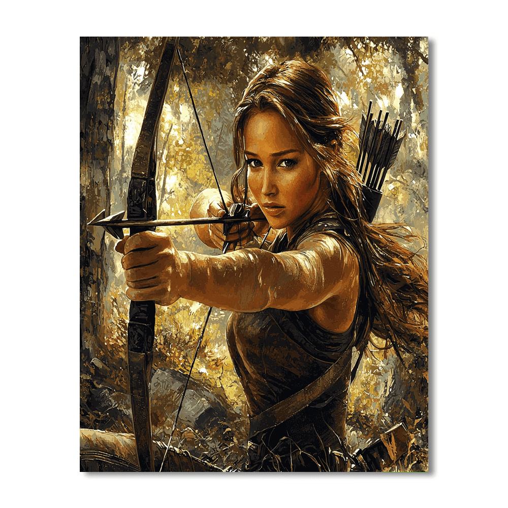Jennifer Lawrence: From Katniss To Stardom Paint By Number