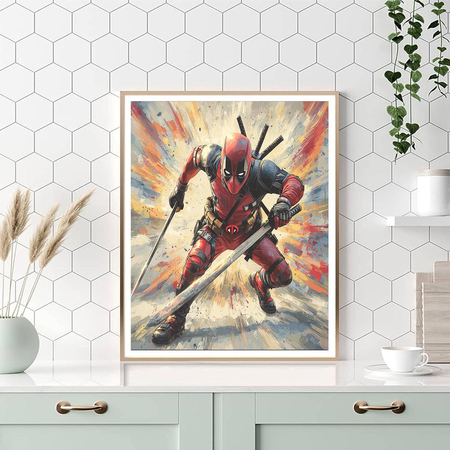 Ryan Reynolds: The Merc With A Smile Numbered Painting Kits