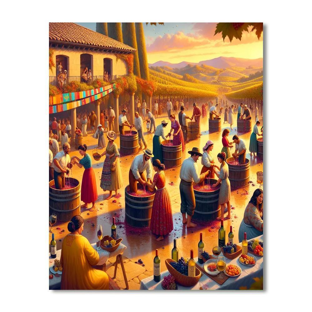 Rioja Wine Harvest Festival - Logroño, Spain Paint By Number