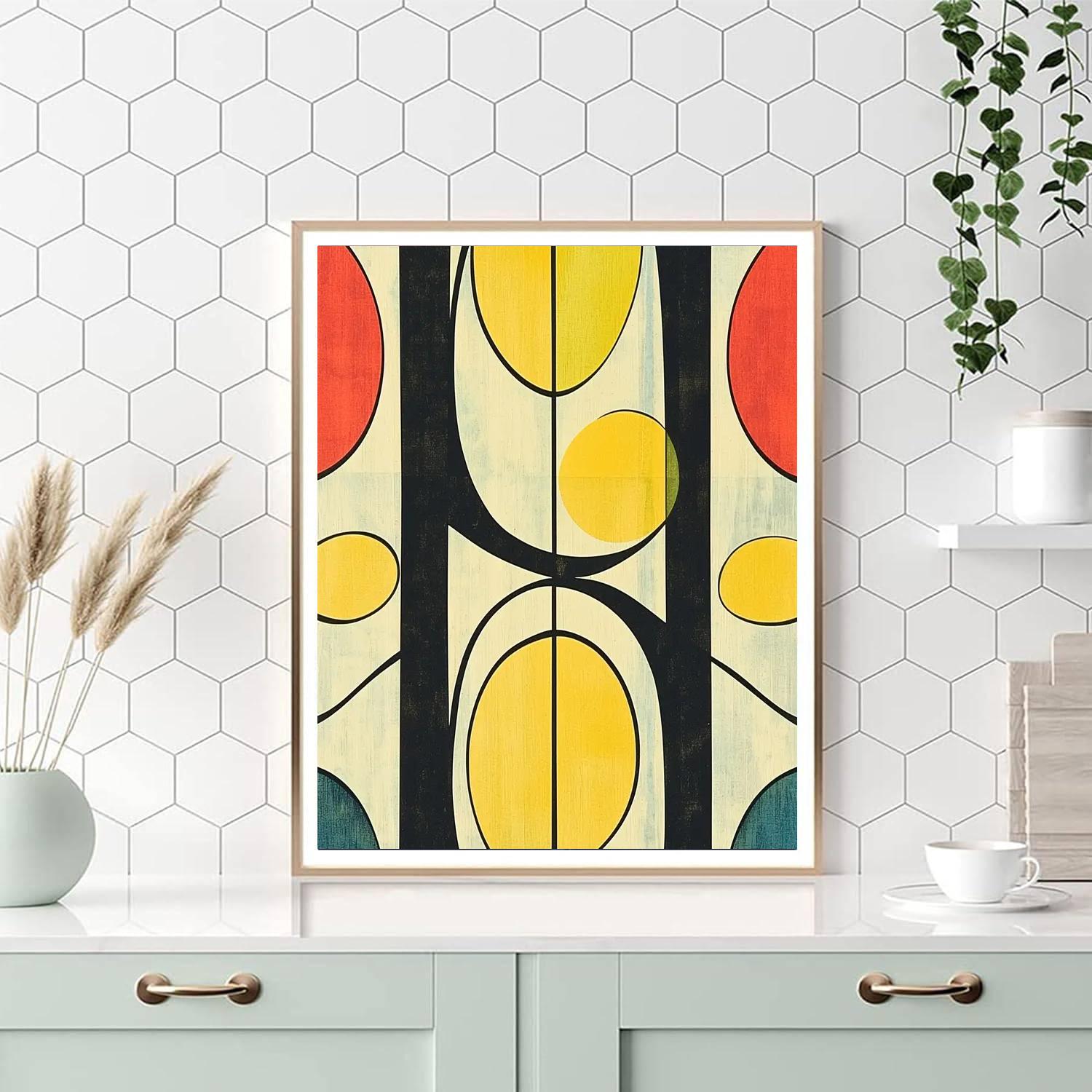 Joan Miró Inspired Surreal Interactions  Paint By Numbers Art