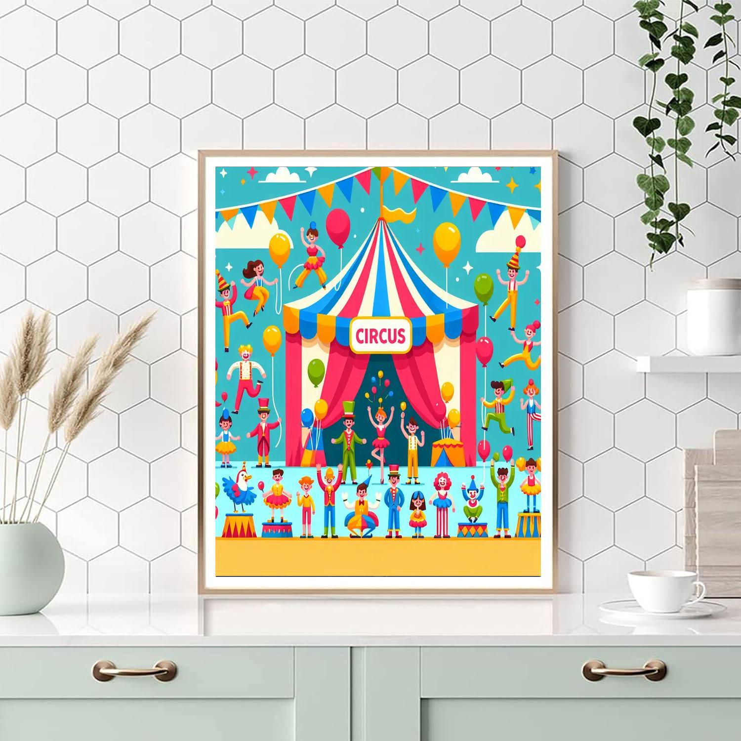 Circus Of Wonders Painting By Numbers Kit