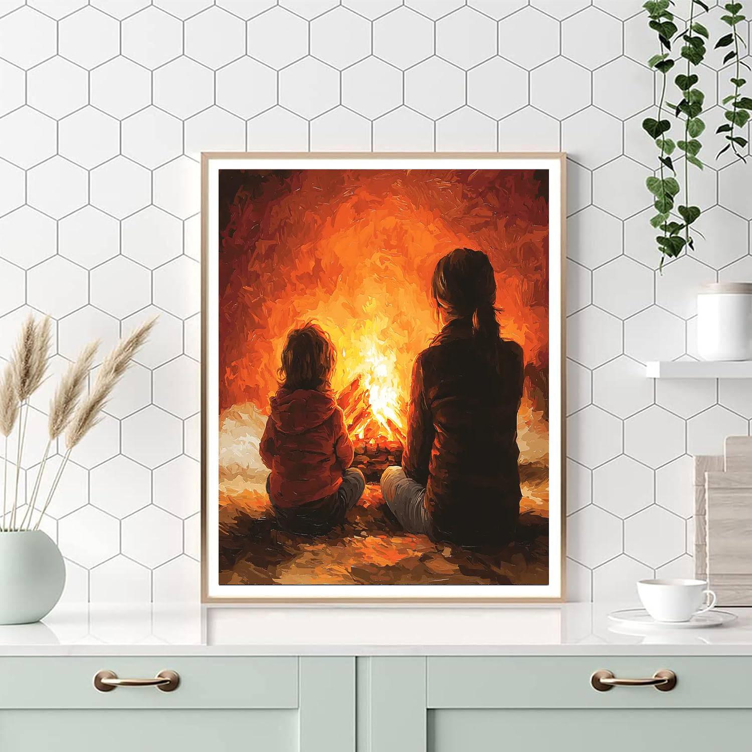 Cozy Fireside Tales Paint By Numbers Kits