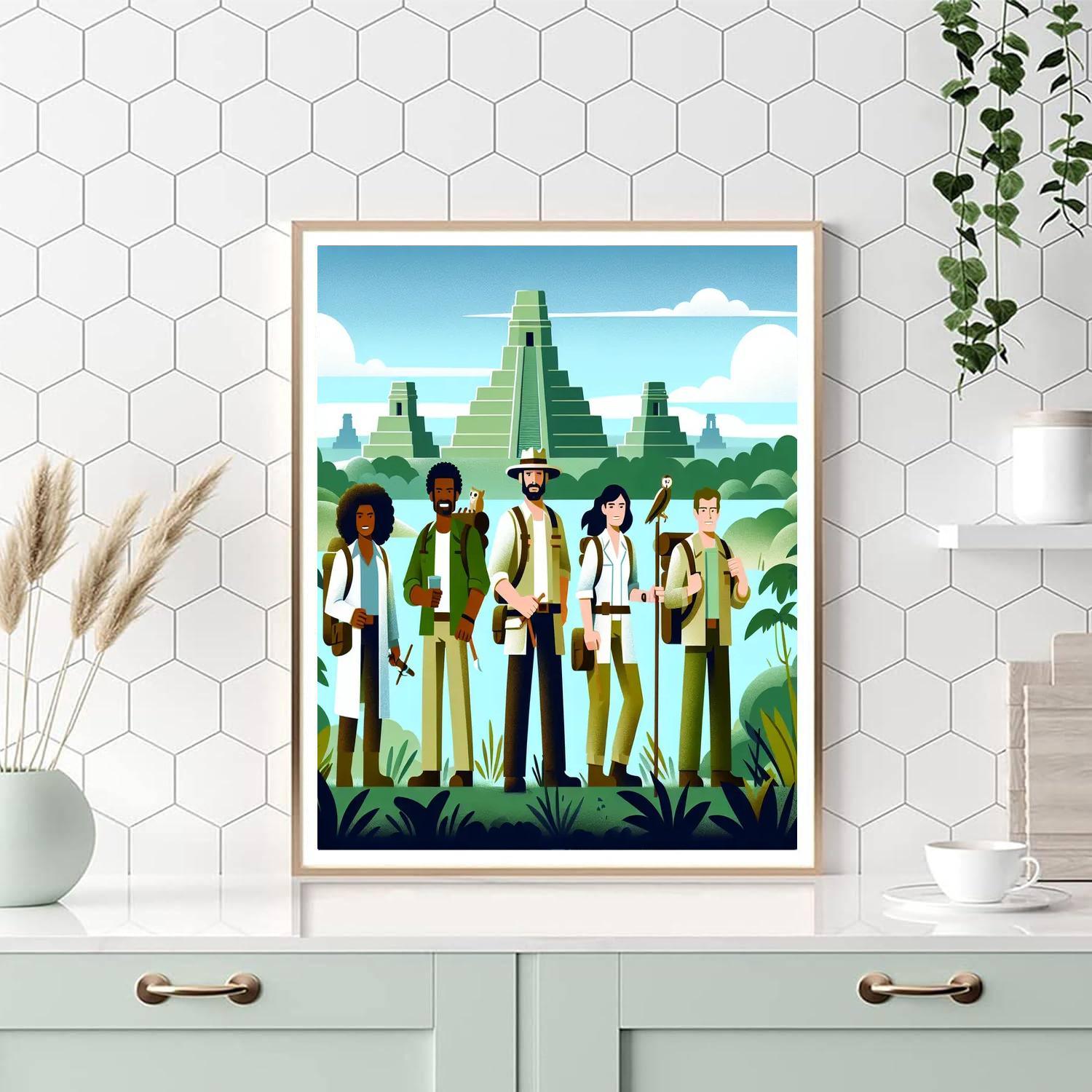 Adventurers Of The Lost World Paint By Number