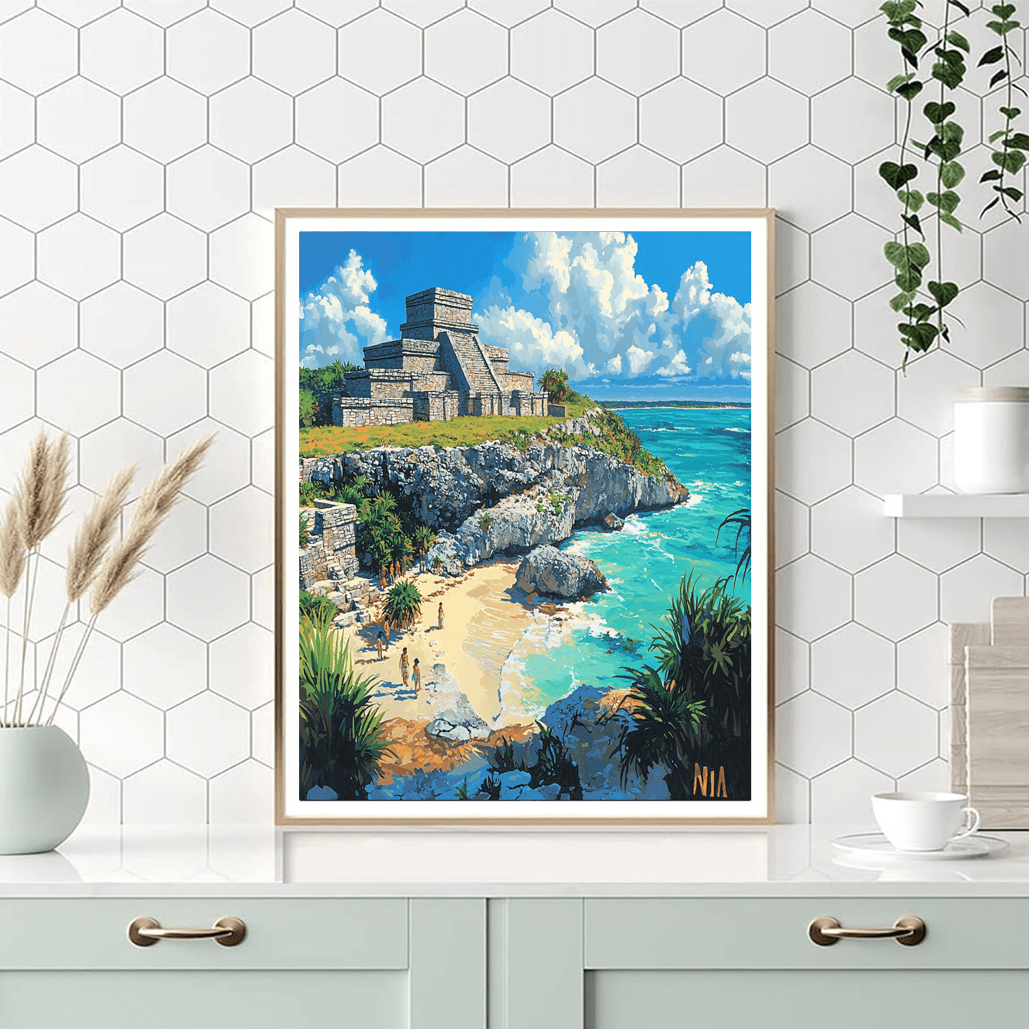 Tulum Ruins - Mexico Paint By Numbers Kits
