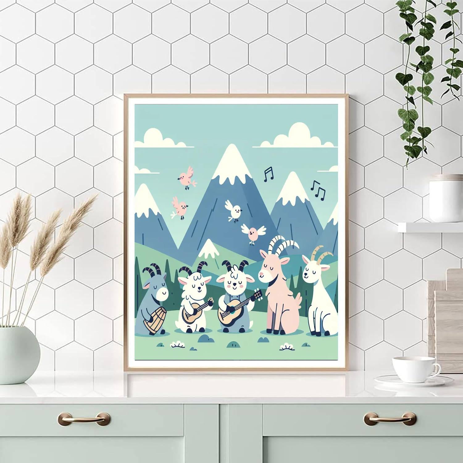 Melodic Mountain Medley Painting By Numbers Kit