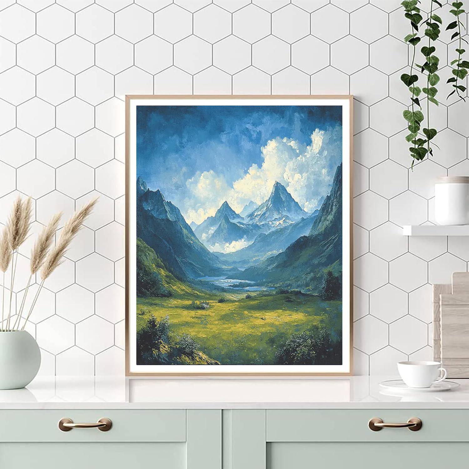 John Constable Inspired Wilderness Harmony  DIY Paint By Numbers