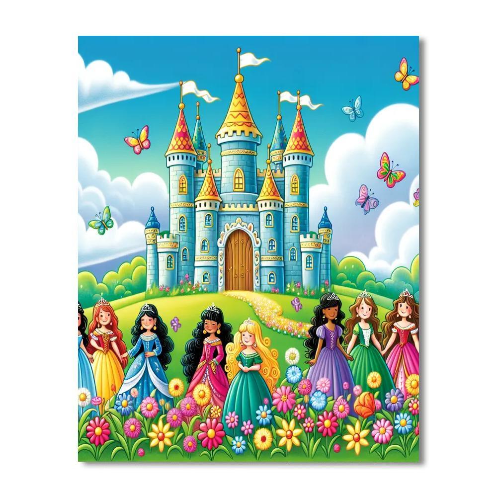 Royal Fairytale Paint By Numbers Art