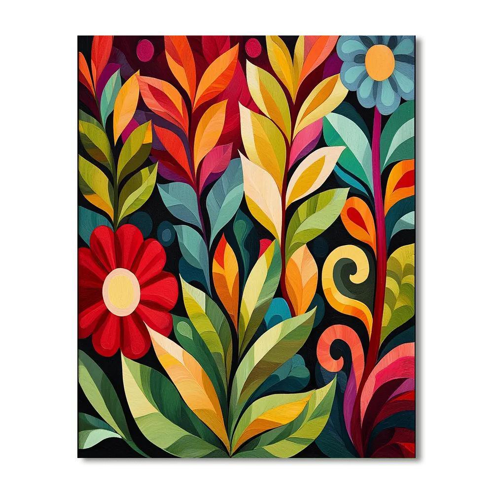 Frida Kahlo Inspired Emotional Garden  Painting By Numbers Kit