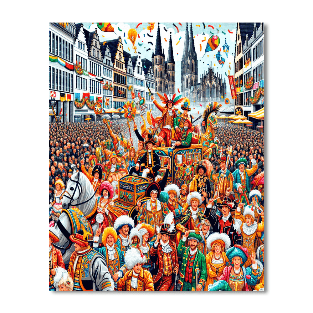 Cologne Carnival - Germany Number Painting