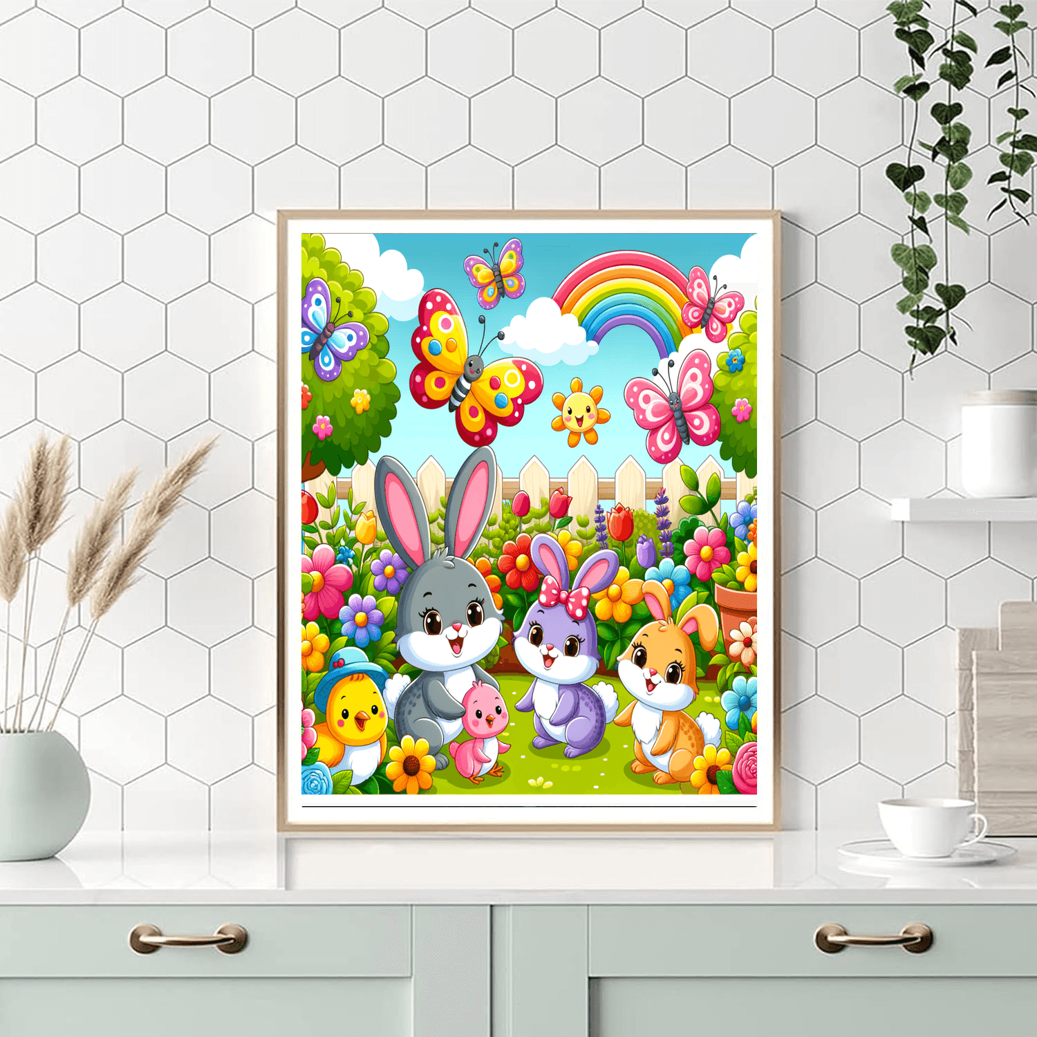 Happy Garden Friends Paint By Number
