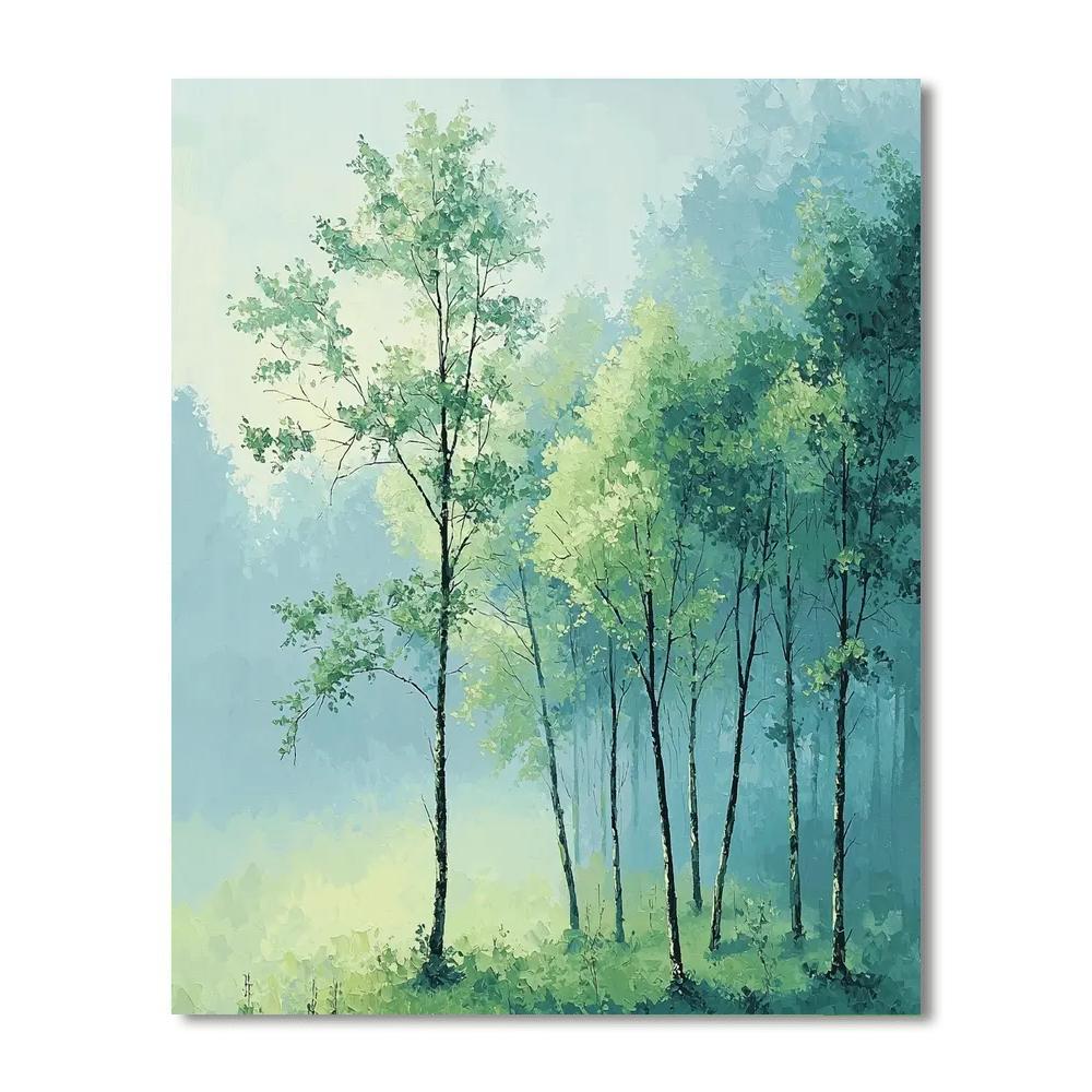 Leonardo Da Vinci Inspired Whispers Of The Trees  Paint By Number