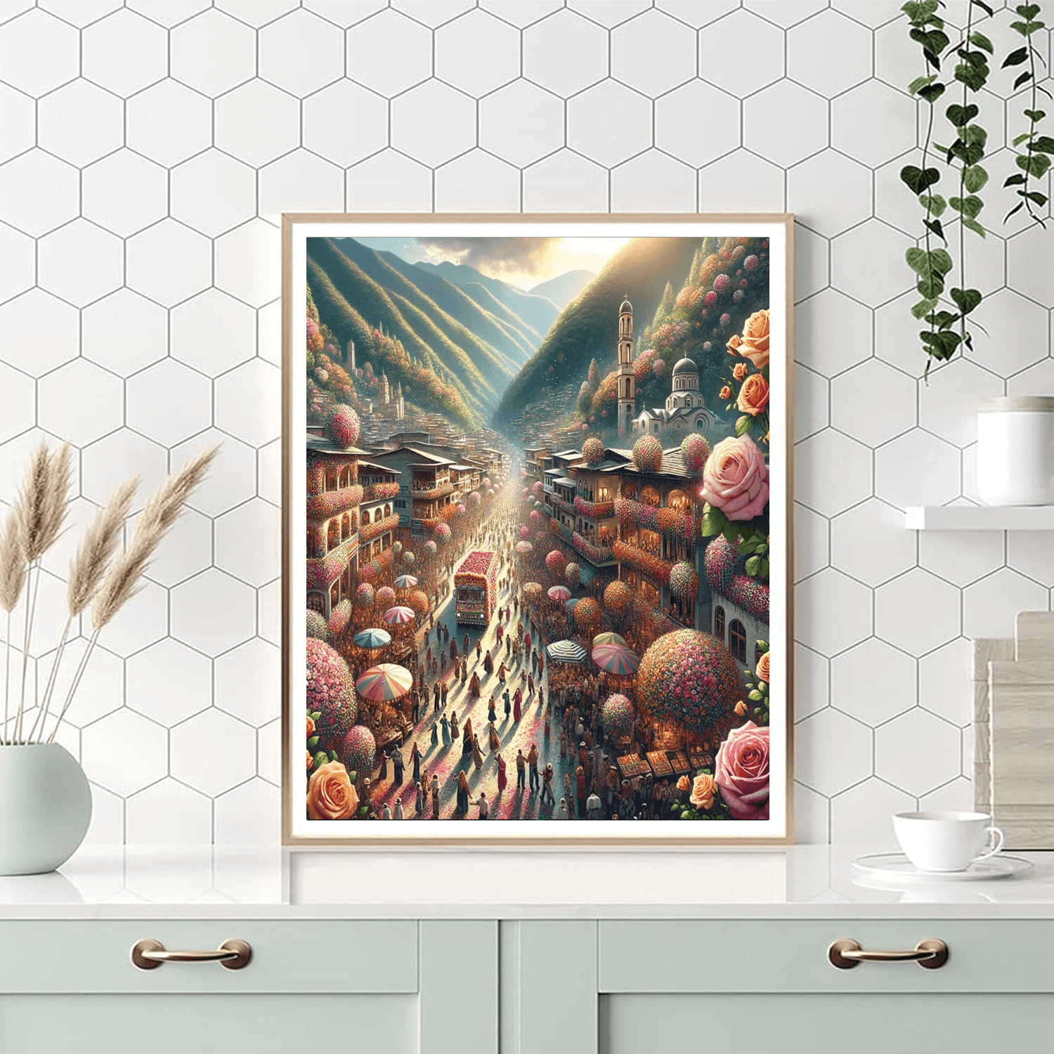 Festival Of Roses - Morocco Number Painting