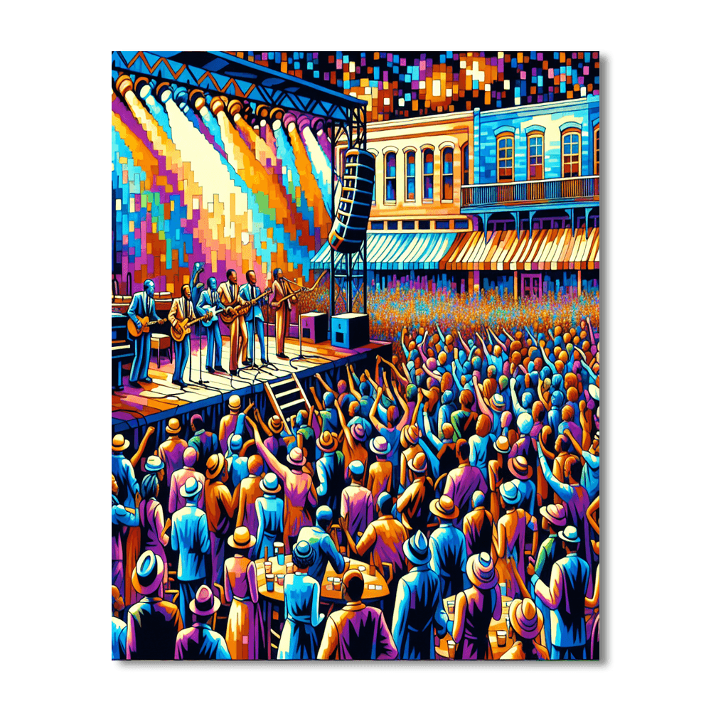 Beale Street Music Festival - Usa Number Painting