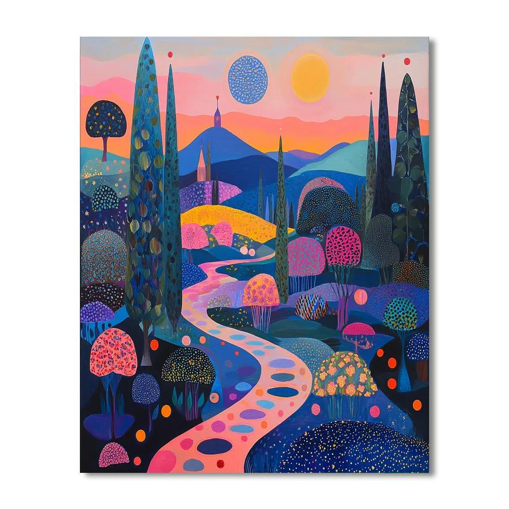 Max Ernst Inspired Eternal Quest  Painting By Numbers Kit