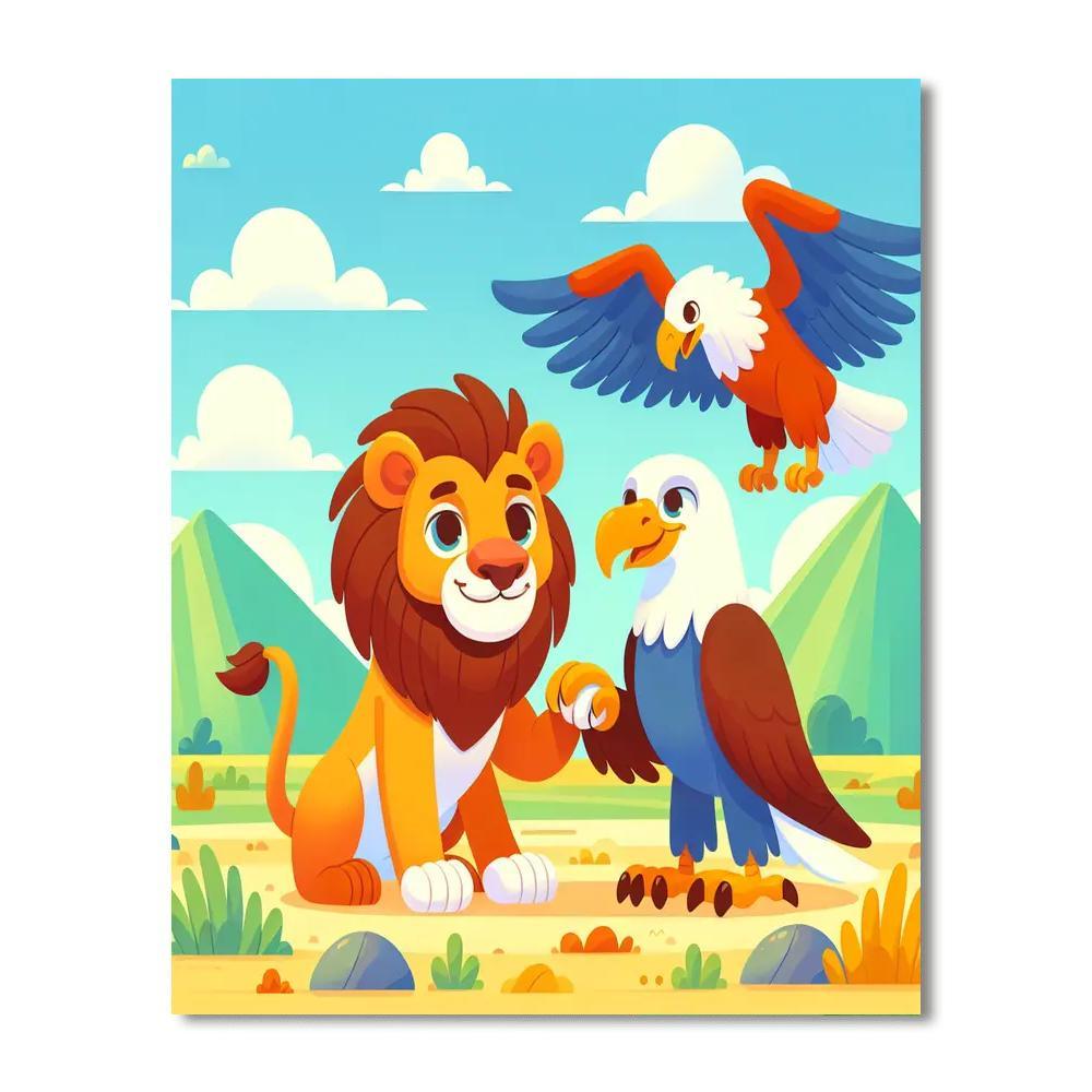 Heroic Animal Adventures Paint By Numbers Kits