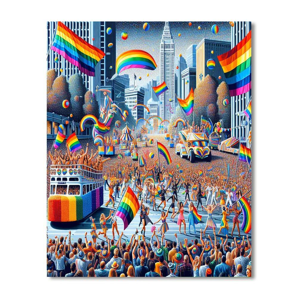 Toronto Pride - Toronto Paint By Numbers Art