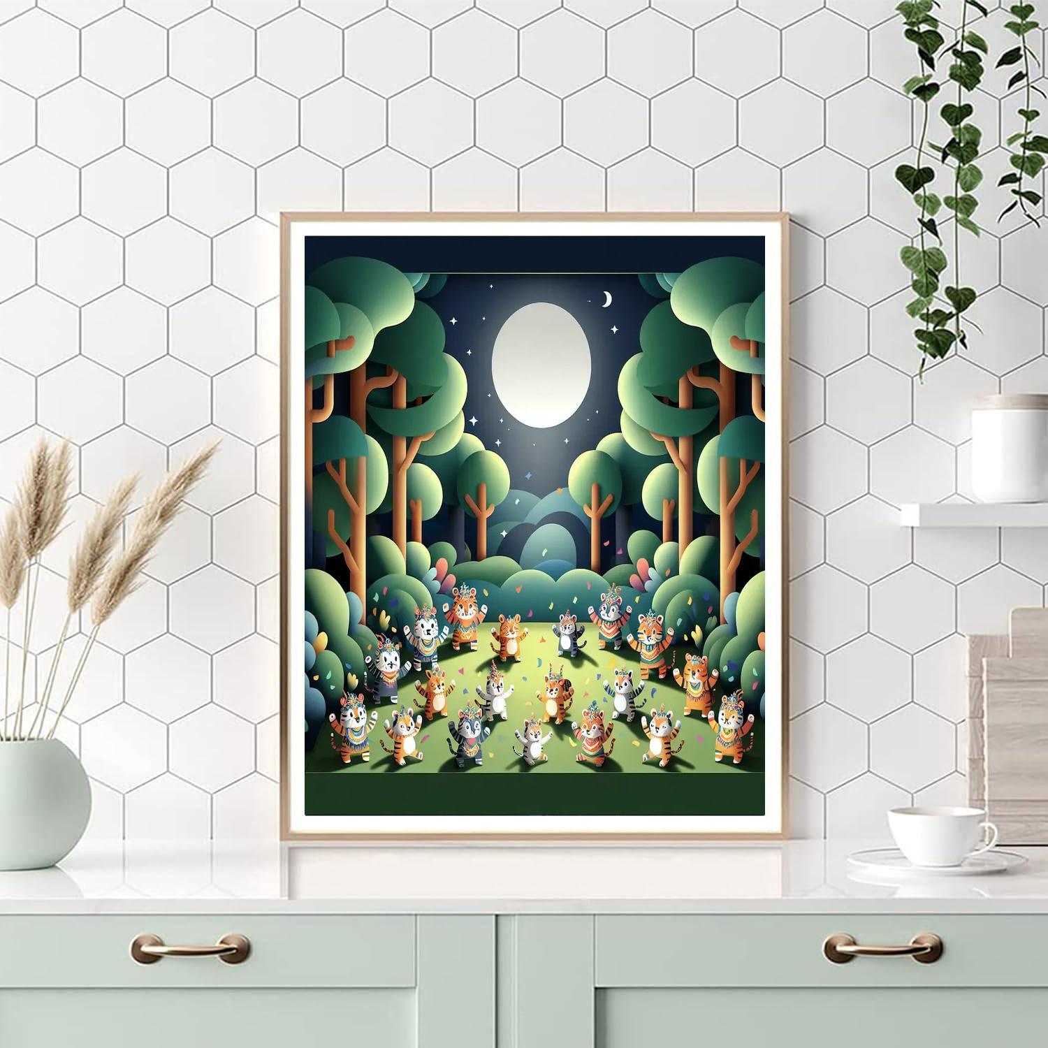 Fantasy Forest Festivities Paint By Numbers