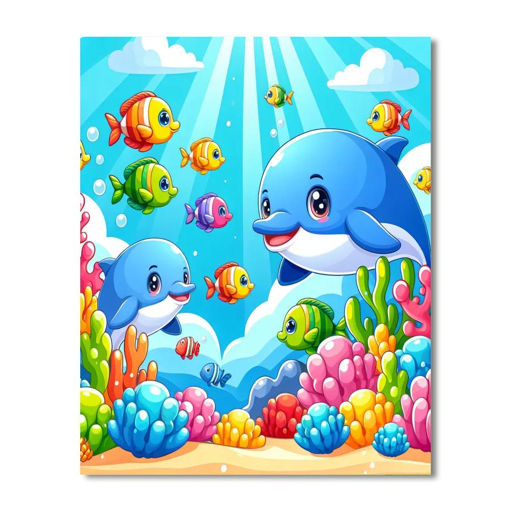 Daring Underwater Adventures Numbered Painting Kits