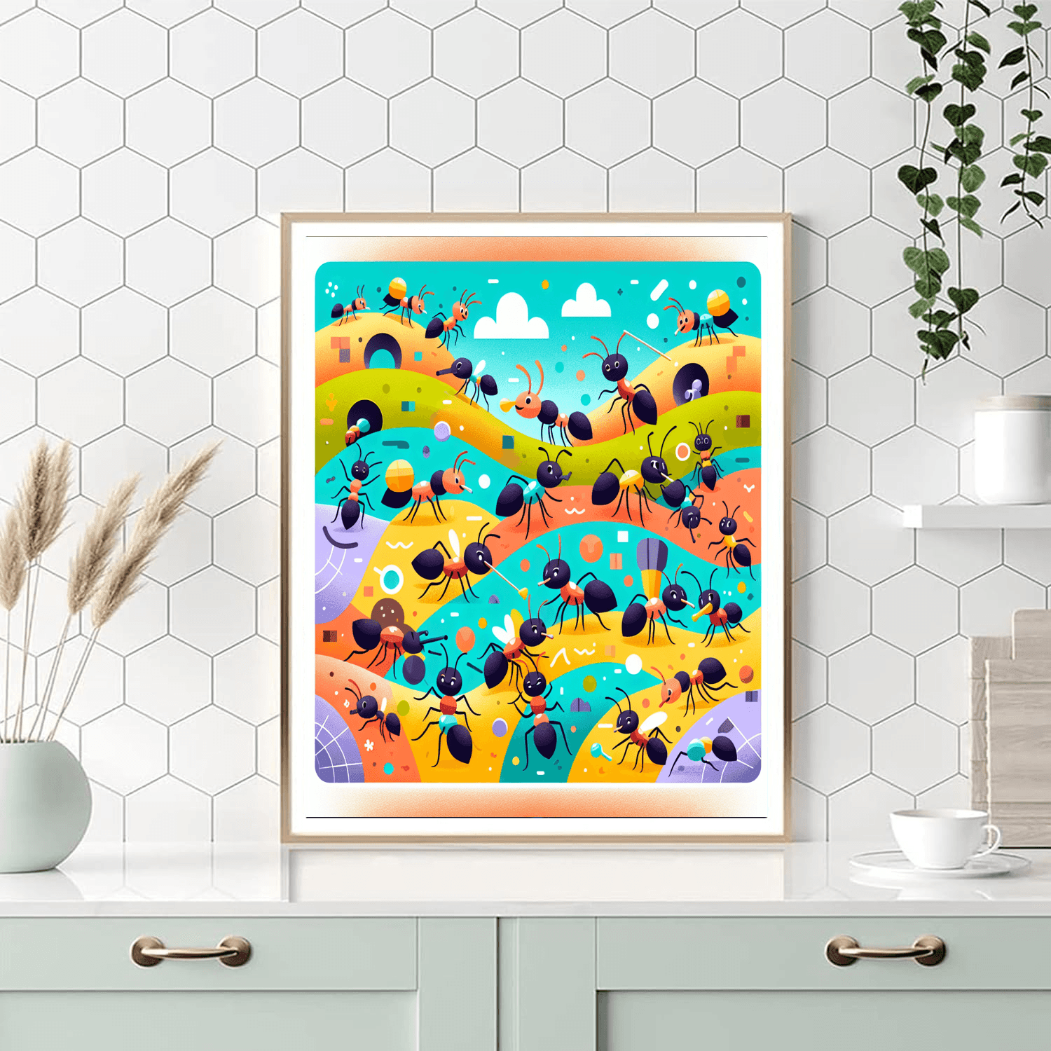 Adventurous Ant Colony Number Painting