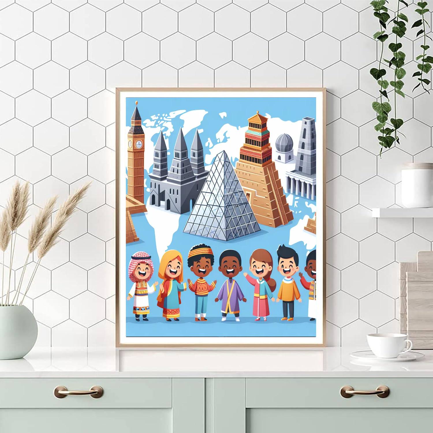 Travel The World Adventures Paint By Numbers Art