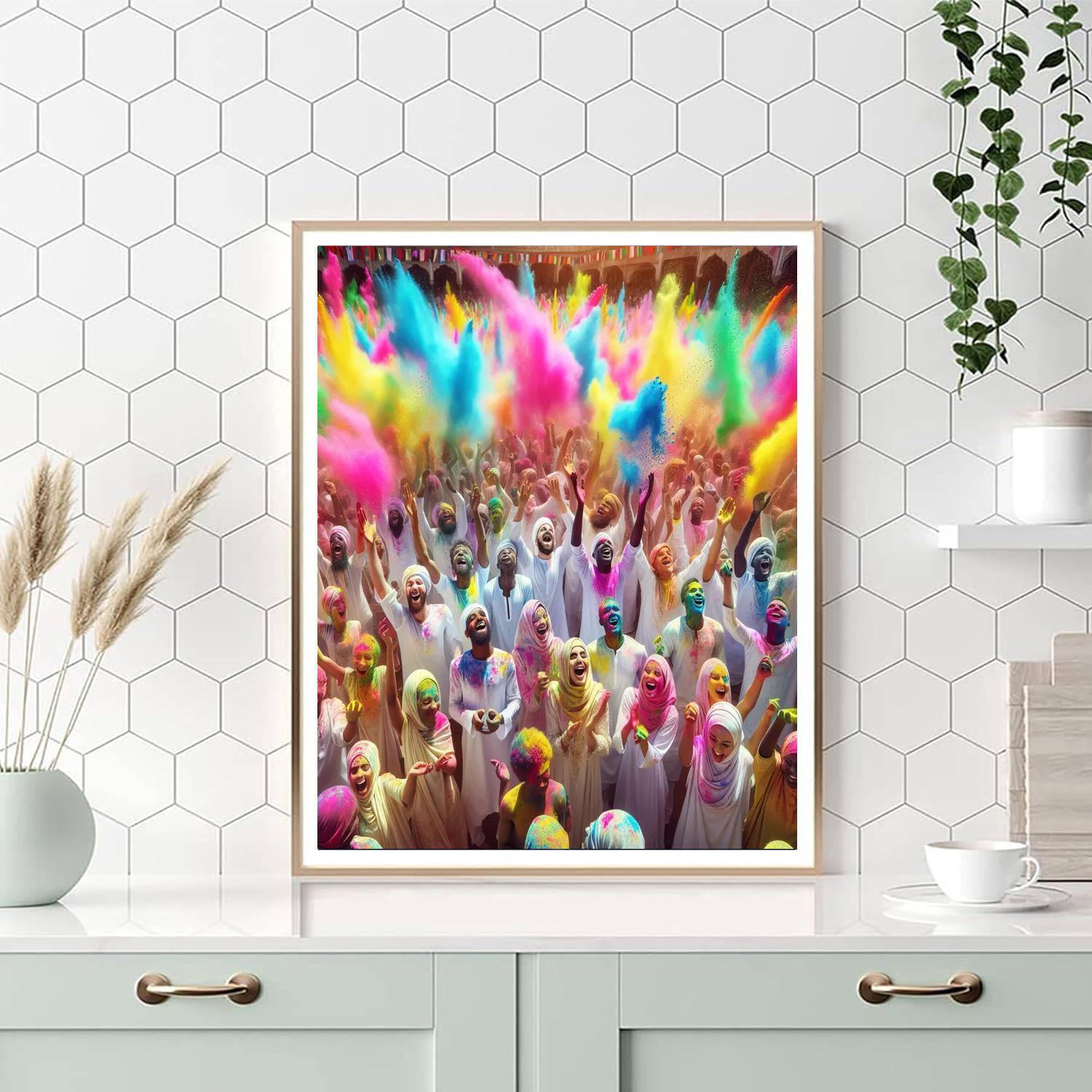 Festival Of Colors - Holi Paint By Number