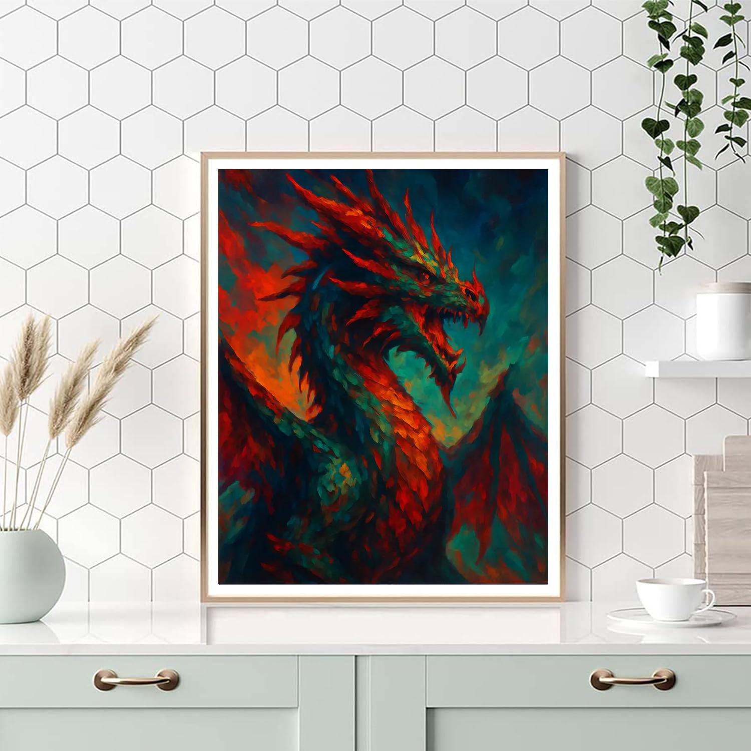 Dragon's Breath Paint By Numbers Art