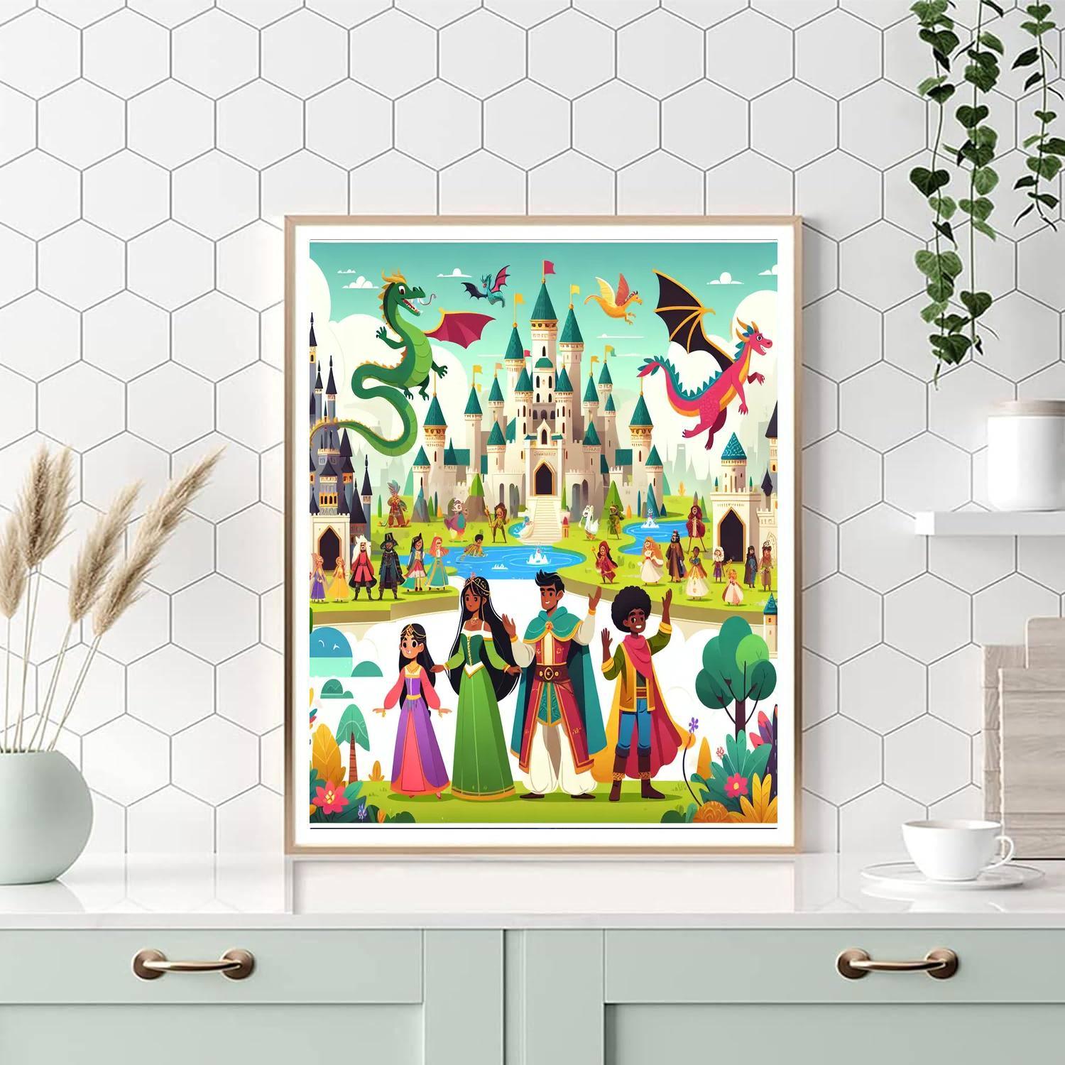 Adventures In Fantasyland Paint By Numbers Kits