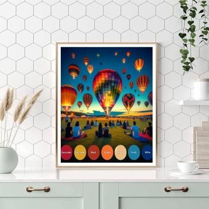 International Balloon Fiesta - Bristol, Uk Paint By Numbers Kits