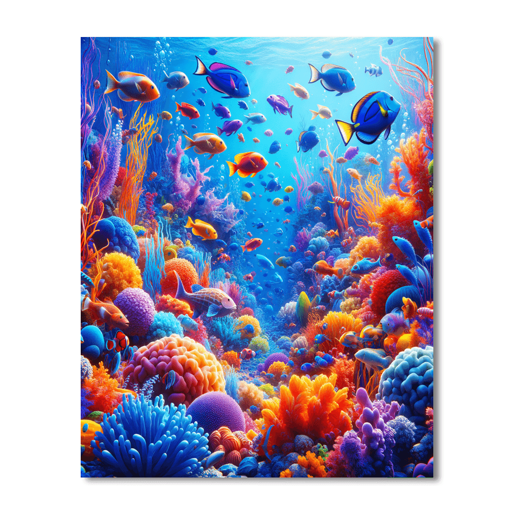 Mystical Underwater Kingdom Numbered Painting Kits